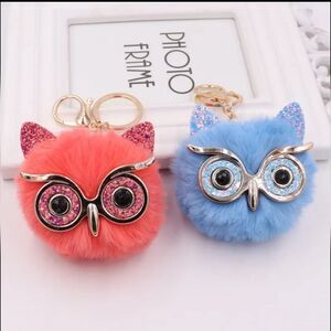 Chic Owl Keychain - Assorted Colors To Choose From